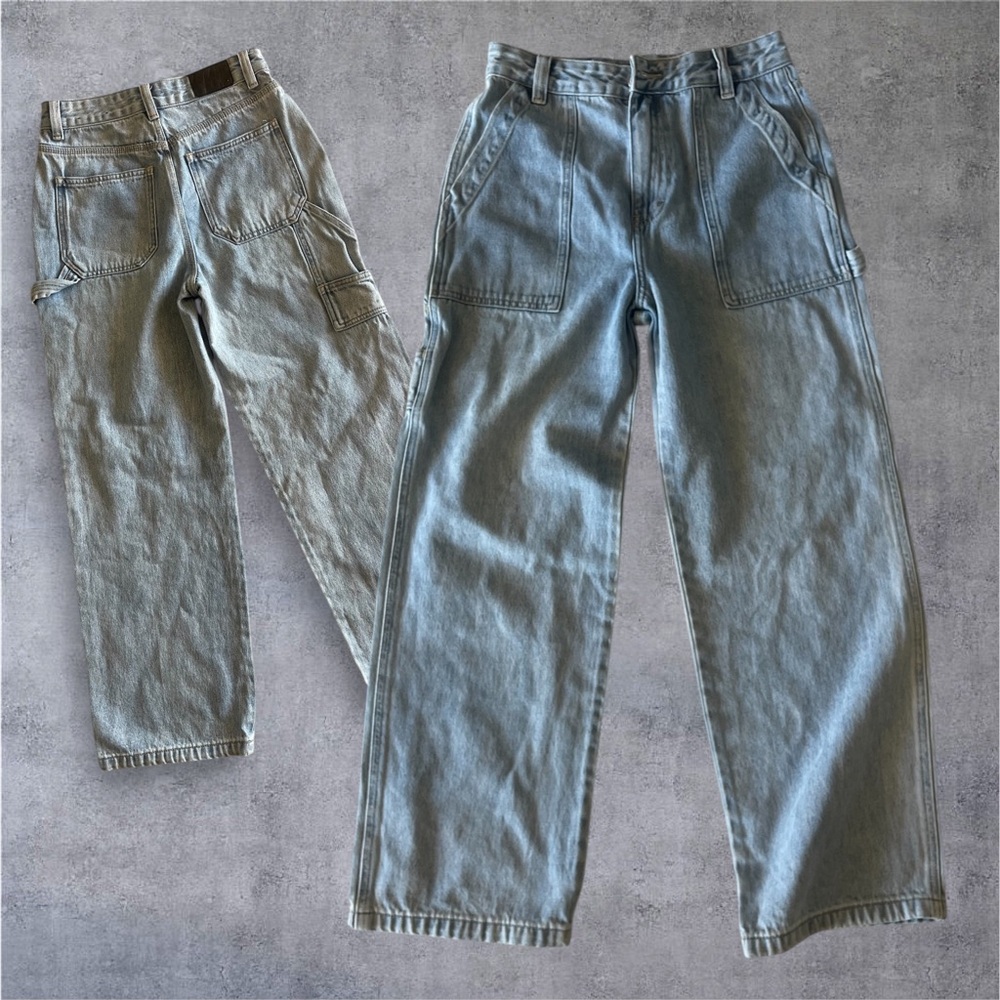 Light Wash High Rise Denim Jeans